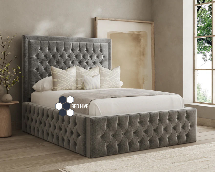 Ambrose Chesterfield Upholstered Bed Frame