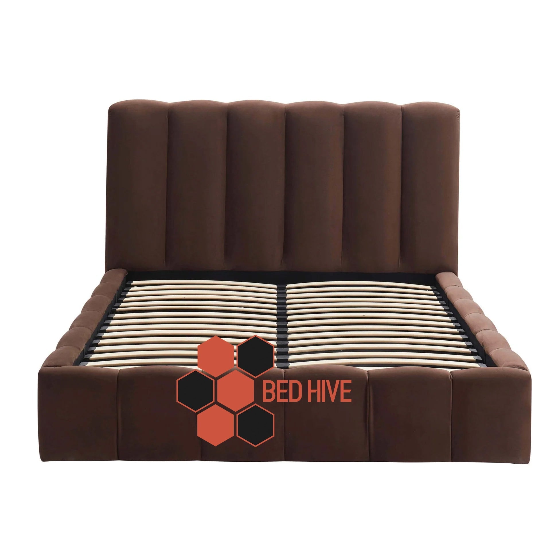 Marlene Bubble Cloud Bed With Optional Ottoman Gas Lift Storage