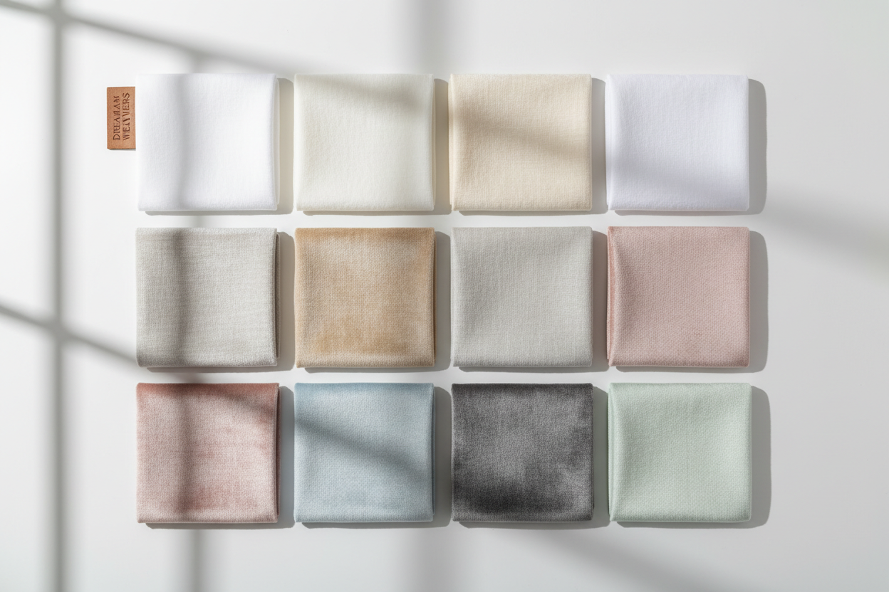 fabric swatches of bed company