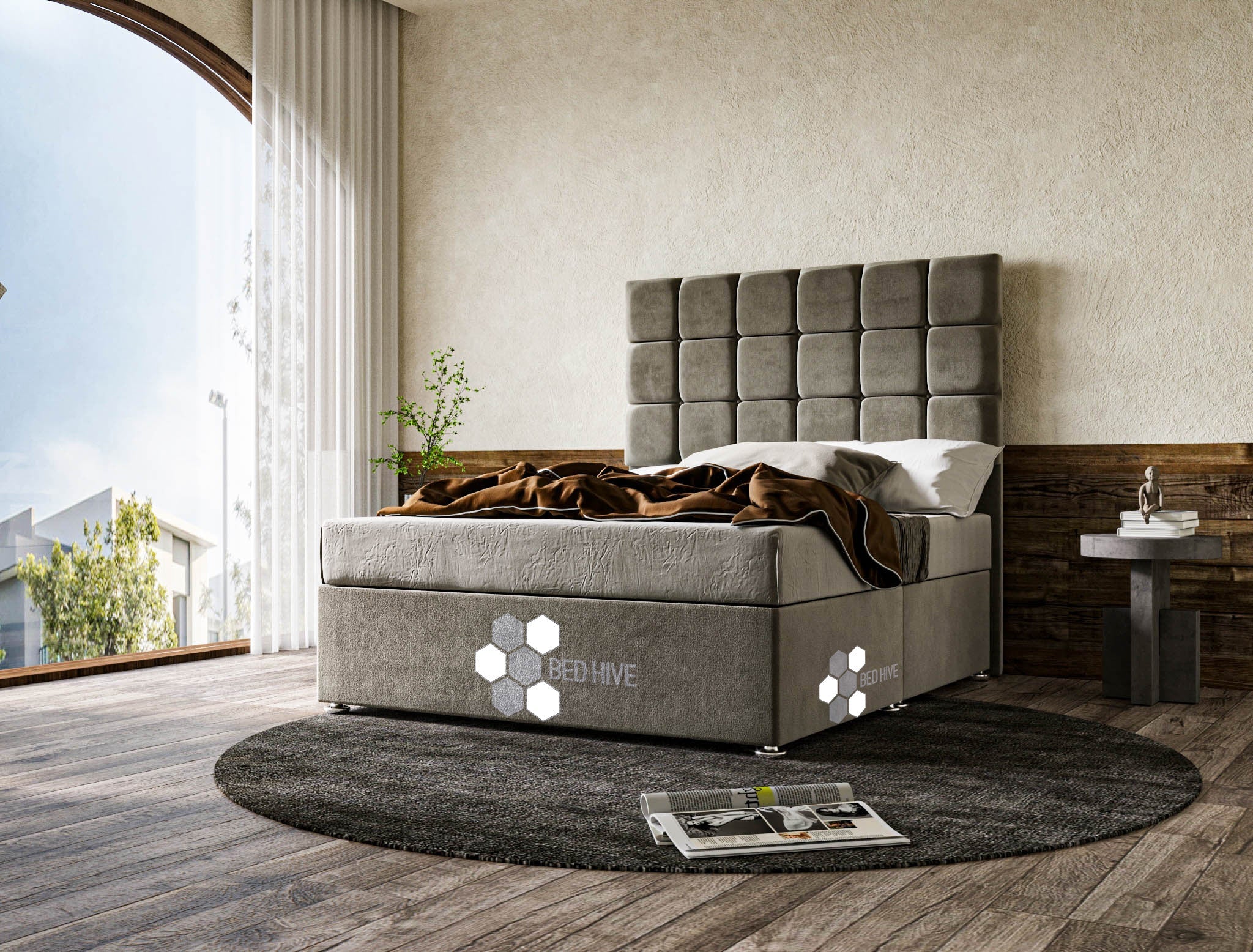 Harper Cube Storage Divan Bed