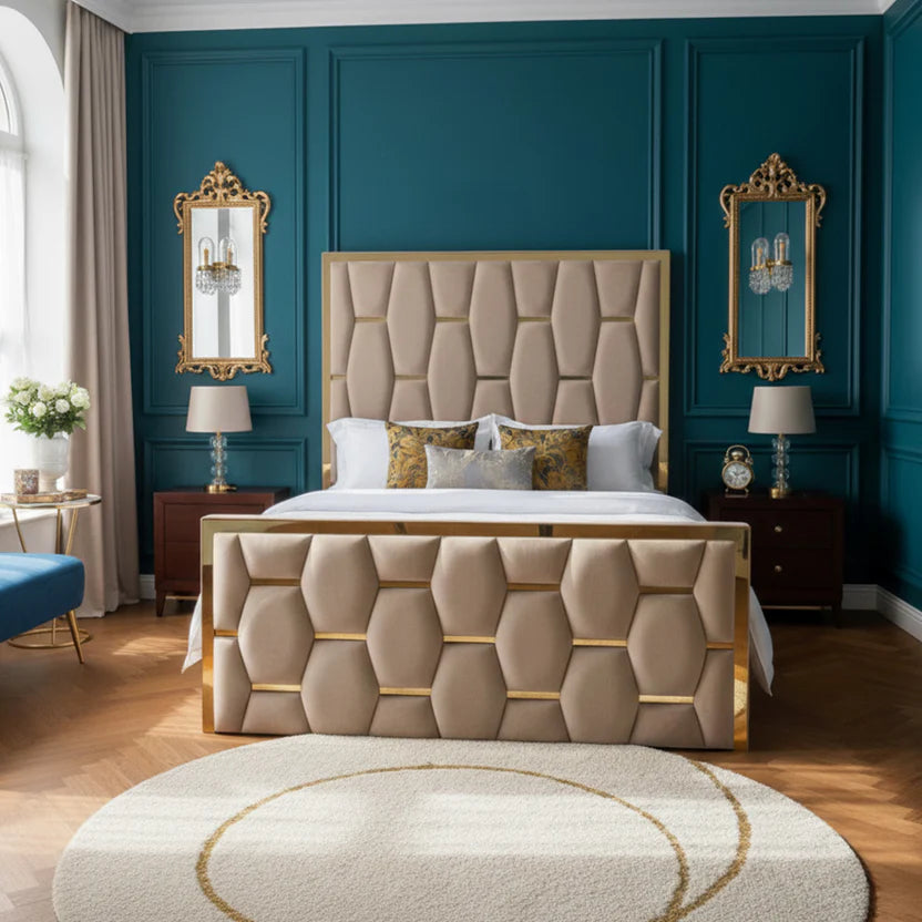 Tender Luxury Bed With Optional Ottoman Gas Lift Storage