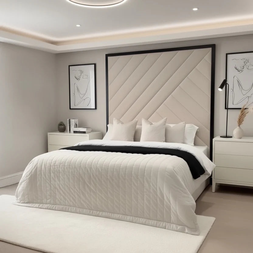 Pure Luxury Bed With Optional Ottoman Gas Lift Storage