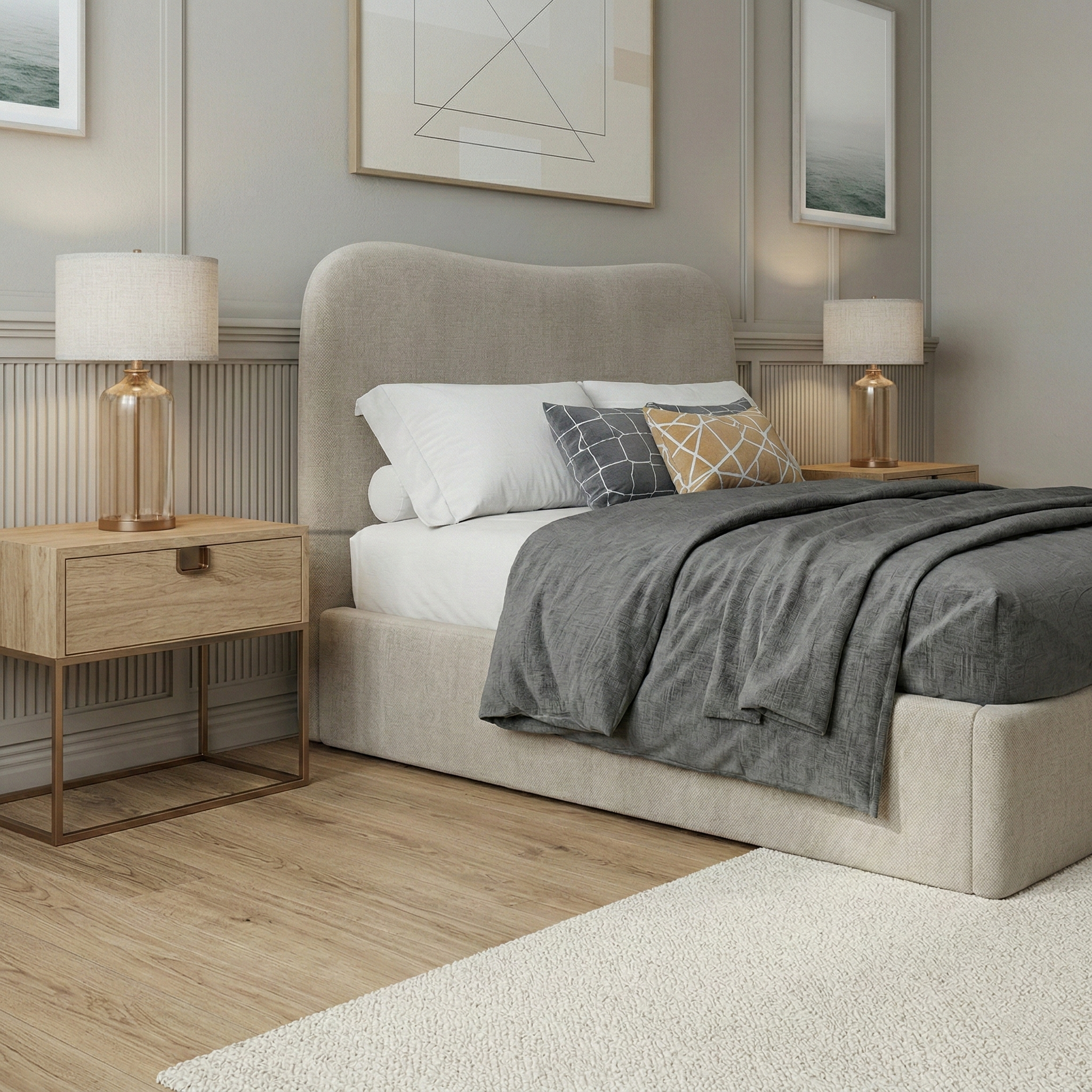 Embrace Signature Bed With Optional Ottoman Gas Lift Storage