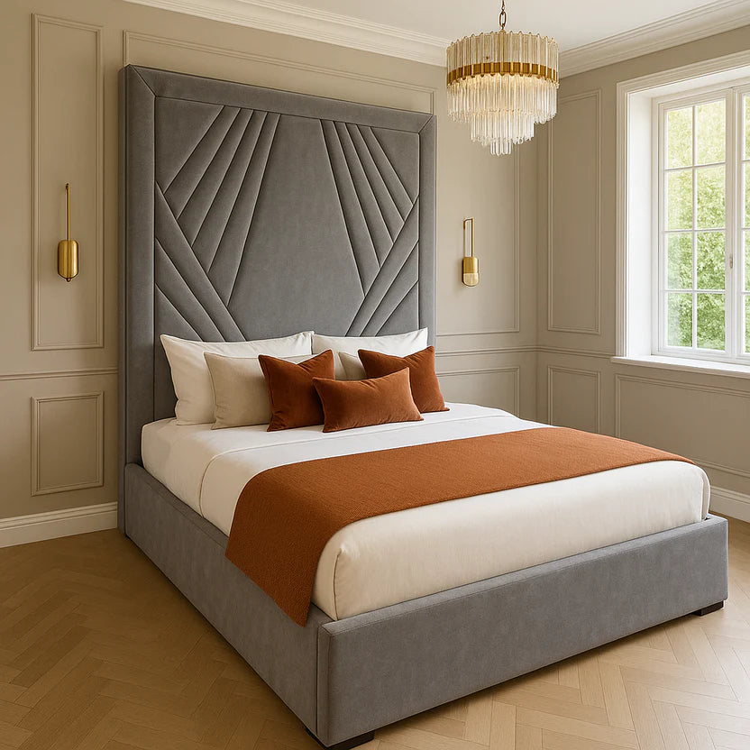 Lindsey Luxury Bed With Optional Ottoman Gas Lift Storage